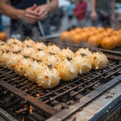 outdoor food truck vendor, running a food truck, street stall, street vendor, hawker, food truck, AI Generative