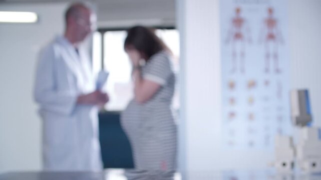 Doctor Gives Bad News To A Pregnant Woman