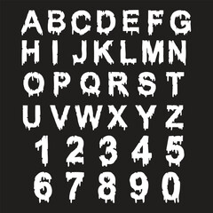 wildstyle alphabet vector
