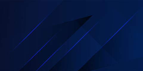 Obraz premium Dark Blue Abstract Geometric Background. Modern Trendy design in Vector Illustration