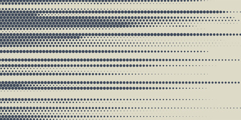 Abstract Technology Geometric Wave Hexagon Halftone Pattern. EPS10 Vector
