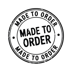 Circular stamp graphic indicating items are made to order