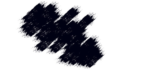 Grunge badge brush, hand drawn black sticker