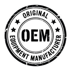 Original equipment manufacturer oem stamp seal emblem