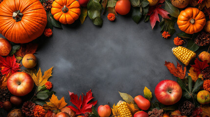 The symbol of THANK GIVING concepts isolate on white backgrounds. Copy space for text. Generative AI Illustrations.