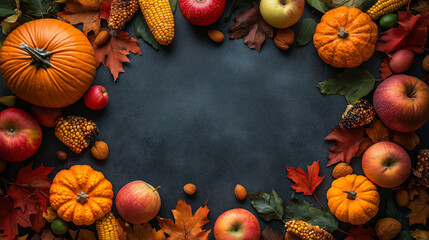 The symbol of THANK GIVING concepts isolate on white backgrounds. Copy space for text. Generative AI Illustrations.