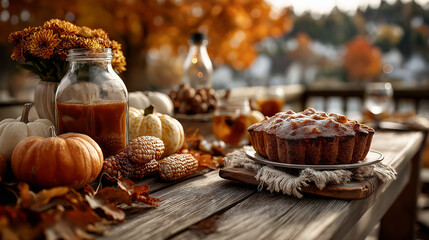 The symbol of THANK GIVING concepts isolate on white backgrounds. Copy space for text. Generative AI Illustrations.