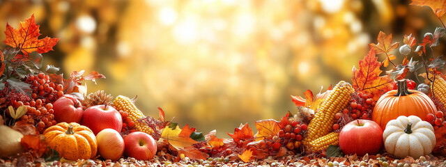 The symbol of THANK GIVING concepts isolate on white backgrounds. Copy space for text. Generative AI Illustrations.