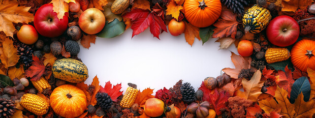 The symbol of THANK GIVING concepts isolate on white backgrounds. Copy space for text. Generative AI Illustrations.