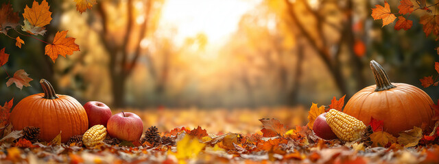 The symbol of THANK GIVING concepts isolate on white backgrounds. Copy space for text. Generative AI Illustrations.