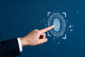 Fingerprint scanning on digital screen