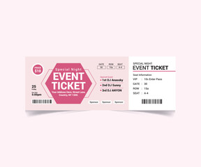 Premium VIP Event Ticket Template