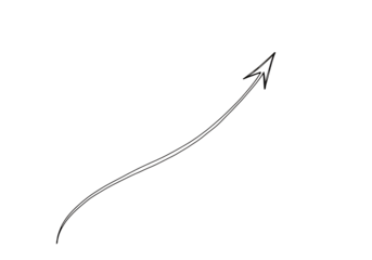 Abstract swirling brush stroke of white paint on a transparent background isolated on transparent background