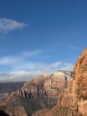 View from Zion canyon trails.