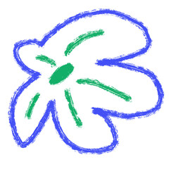 Flower hand drawn