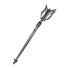 black and white arrows