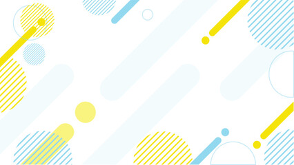 Vibrant Blue and Yellow Gradient Pop Art Background, Modern Abstract Colorful Backdrop with Dynamic Shapes and Playful Retro Style for Poster, Banner, or Digital Design