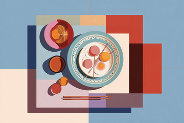 Minimalist Modern Kefta Vector