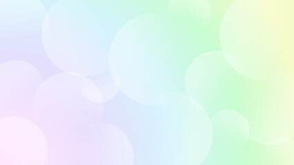 Cute and pop simple gradient background of bubbles