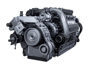 Advanced Bus Powertrain Engine System PNG