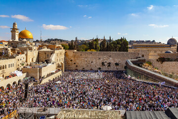 Fototapeta premium The morning of the Blessing of the Kohanim