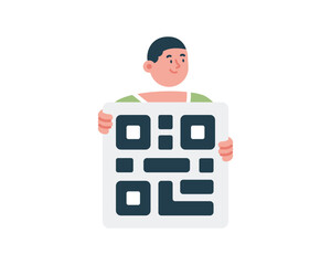 Obraz premium QR Code Authentication, Secure Login and Digital Identity Verification