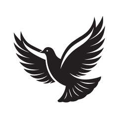 Holy Spirit Dove Religious Silhouette