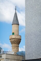 Tower of Selimiye Camii mosque in Northern Cyprus, Nicosia