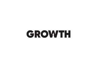 growth logo vector