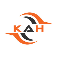 KAH letter design. KAH letter technology logo design. KAH Monogram logo design for an entrepreneur and business.