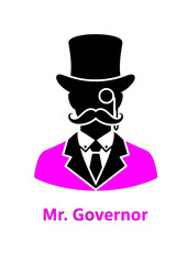 Mr governor silhouette 
