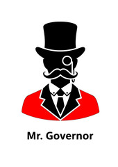 Mr governor silhouette 