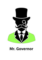 Mr governor silhouette 