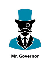 Mr governor silhouette 