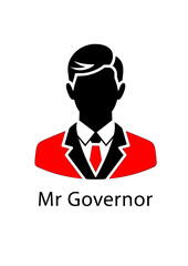 Mr governor silhouette 