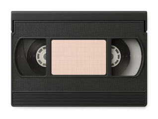 Vintage Black Cassette Tape Photo