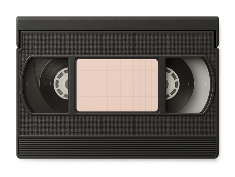 Vintage Black Cassette Tape Photo