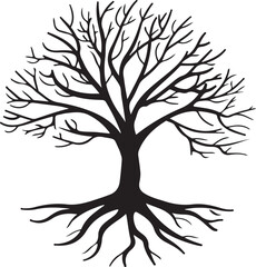 Obraz premium Laser Cut Tree Silhouettes Bundle