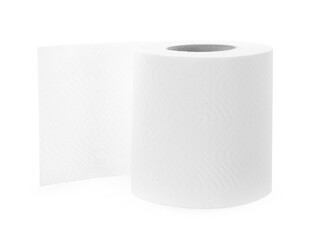 paper napkin isolated on white background.