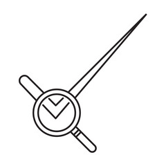 Search icon. Linear search web icon. Magnifying glass linear icon collection. Editable stroke. Vector.