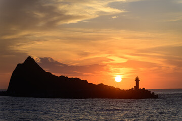 知床の夕陽 2025年8月