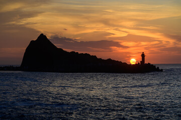 知床の夕陽 2025年8月