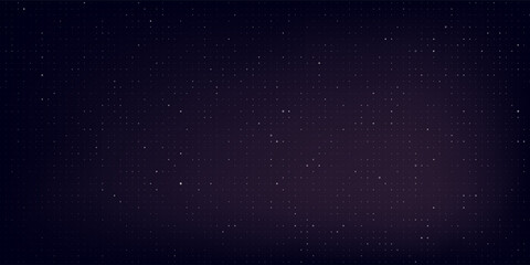 High quality star and comet universe background. Astrology horizontal backdrop. Stardust in galaxy. Vector Illustration. © Alfin
