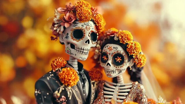 Dia de Muertos Couple Decoration