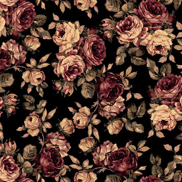 Flower Allover Seamless Digital design pattern