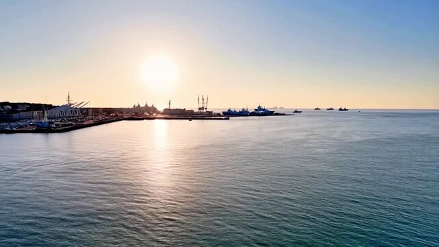 Global commerce depends on efficient port operations and shipping networks This global connection visualization excellent for world economy content, globalization topics, and global network displays