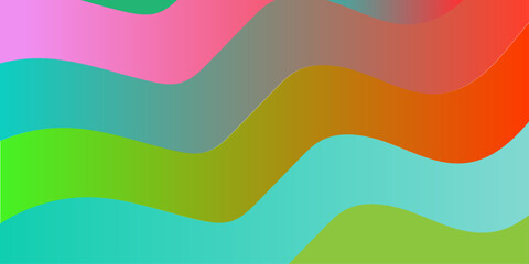 Modern dynamic Abstract background With colorful paper wave Shapes.Graphic design banner pattern background template with dynamic curve shapes.