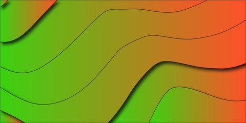 Modern dynamic Abstract background With colorful paper wave Shapes.Graphic design banner pattern background template with dynamic curve shapes.