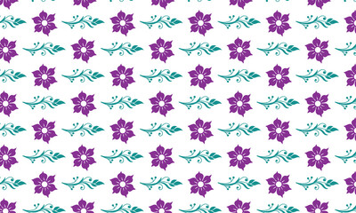 Modern seamless Floral pattern vector design. flowers, leaves Elements