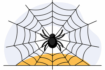 Fototapeta premium spider on web